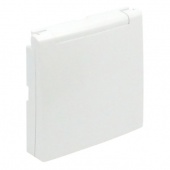 EFAPEL Лицевая панель для розетки 2к+З с защитной крышкой, белая